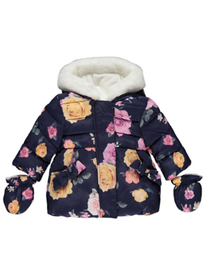 asda george baby girl coats