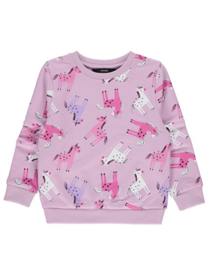 unicorn print sweatshirt