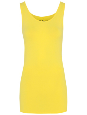 ladies yellow vest top