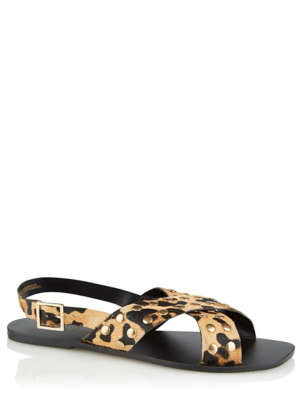 asda leopard print sandals