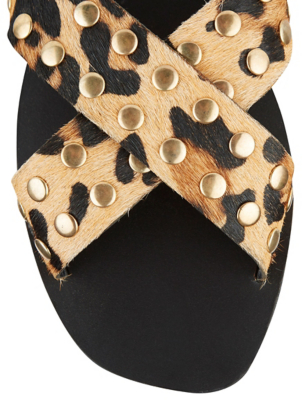 asda leopard print sandals