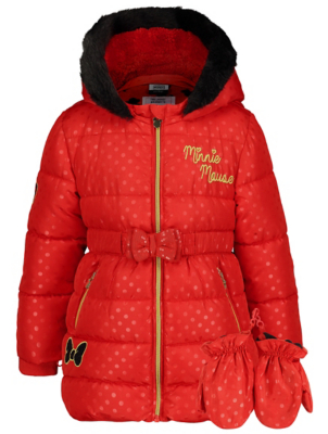 minnie mouse coat asda