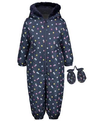 asda george baby snowsuit