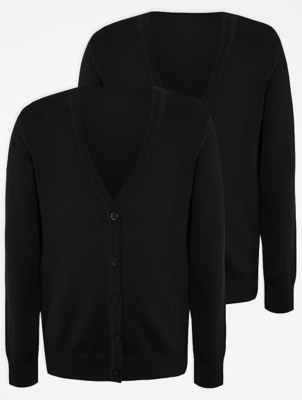 black school cardigan
