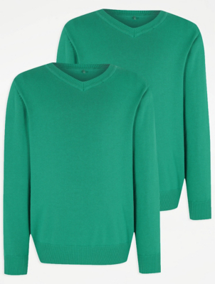 jade green school jumpers