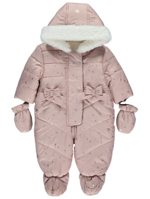 girls snowsuit asda