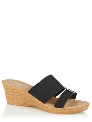 black sandals asda