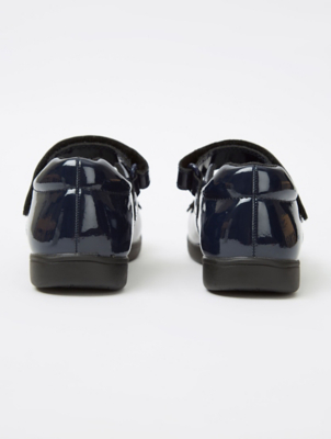 asda black school shoes
