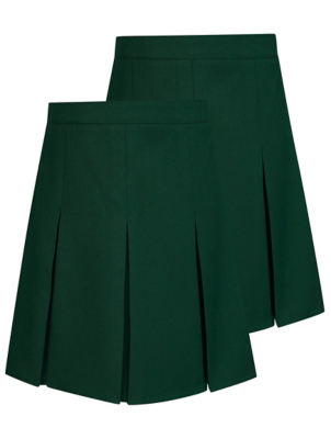 bottle green pinafore school dress