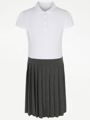 jersey pinafore school dress