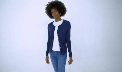 navy blue cardigan asda