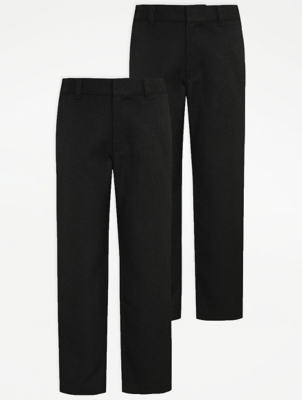 asda black trousers