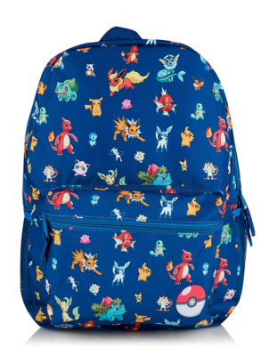 pokemon school bag asda