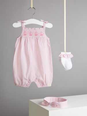 baby pink romper