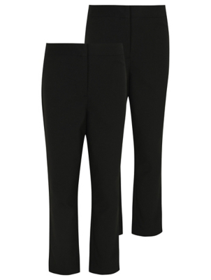 teenage girl school trousers black