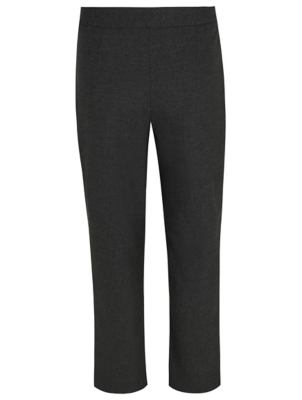 grey slim trousers ladies