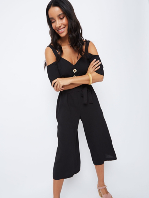 ladies cold shoulder jumpsuits