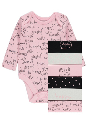 asda long sleeve bodysuit