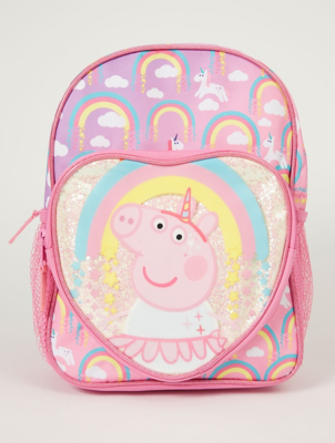 peppa pig unicorn backpack