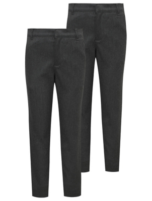 skinny fit school trousers