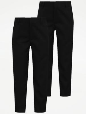 skinny fit school trousers