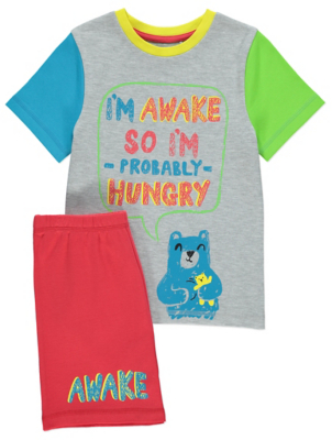 Boys Pyjamas Boys Nightwear George At Asda - hungry teddy bear short sleeve pyjamas