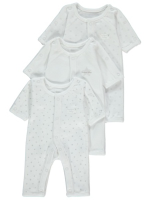White Star Print Premature Baby 