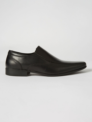 asda george mens black shoes