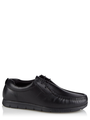 asda george mens black shoes