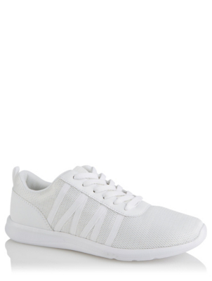 asda ladies white trainers