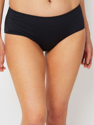 black bikini bottoms asda