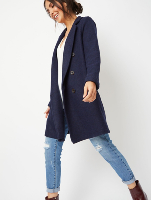 asda navy coat