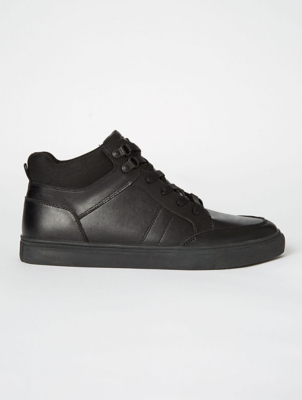 asda mens boots black