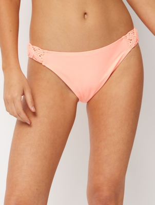 coral swim bottoms