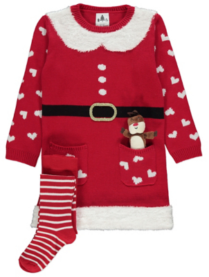 asda santa dress