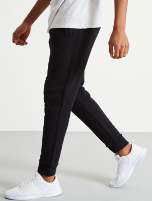 black jogging bottoms