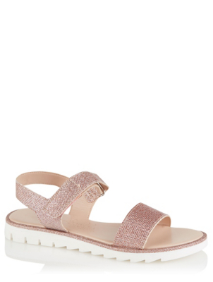 asda george gold sandals