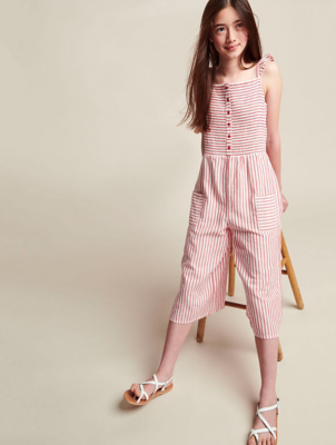 asda striped jumpsuit