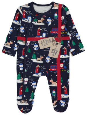 asda christmas sleepsuit