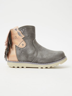pale pink ankle boots