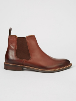 Brown Leather Ombre Chelsea Boots | Men 