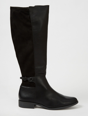 black knee high boots asda