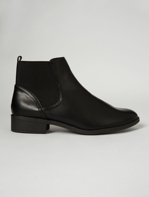 asda black chelsea boots