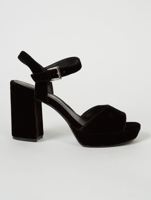asda black heels