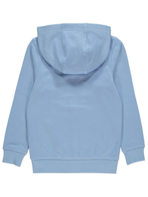 pale blue zip up hoodie