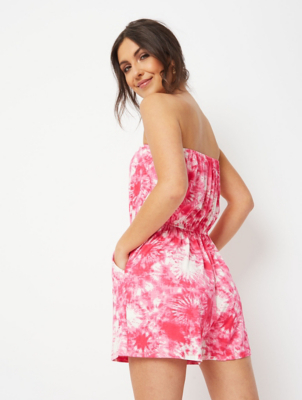 bandeau playsuit asda