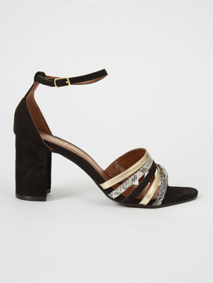 asda george gold sandals