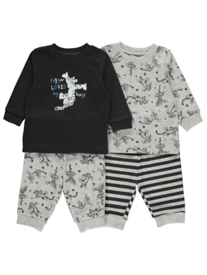 baby boy pjs asda