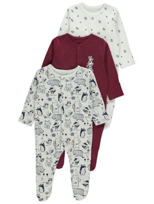 baby sleepsuits asda