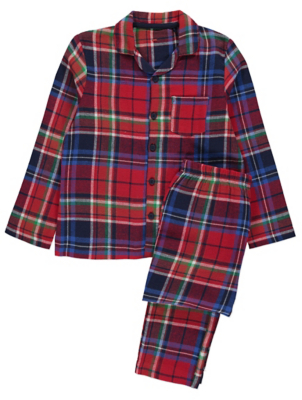 baby tartan pyjamas
